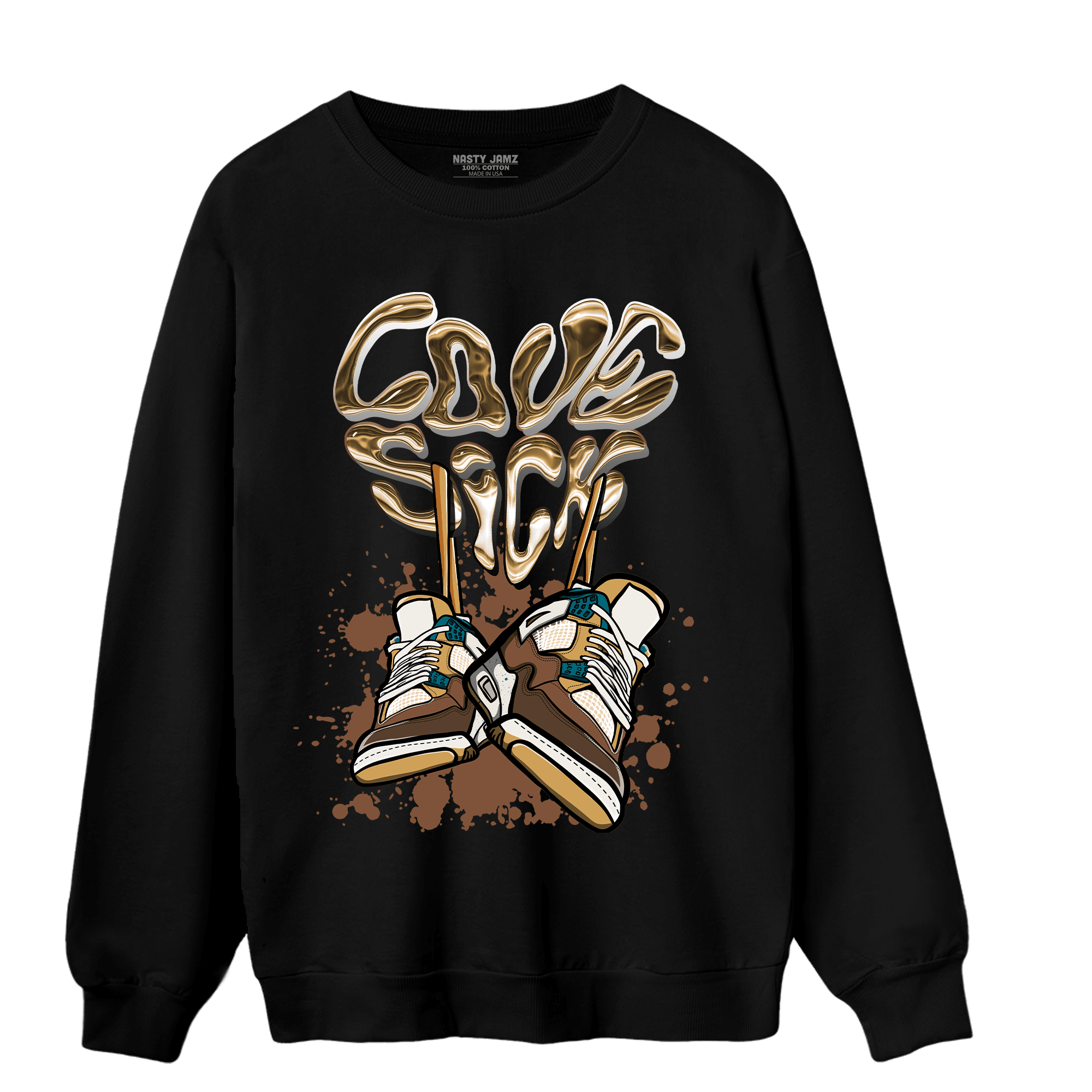 Cacao Wow 4s Sweatshirt Match Sneaker Love Sick - NastyJamz