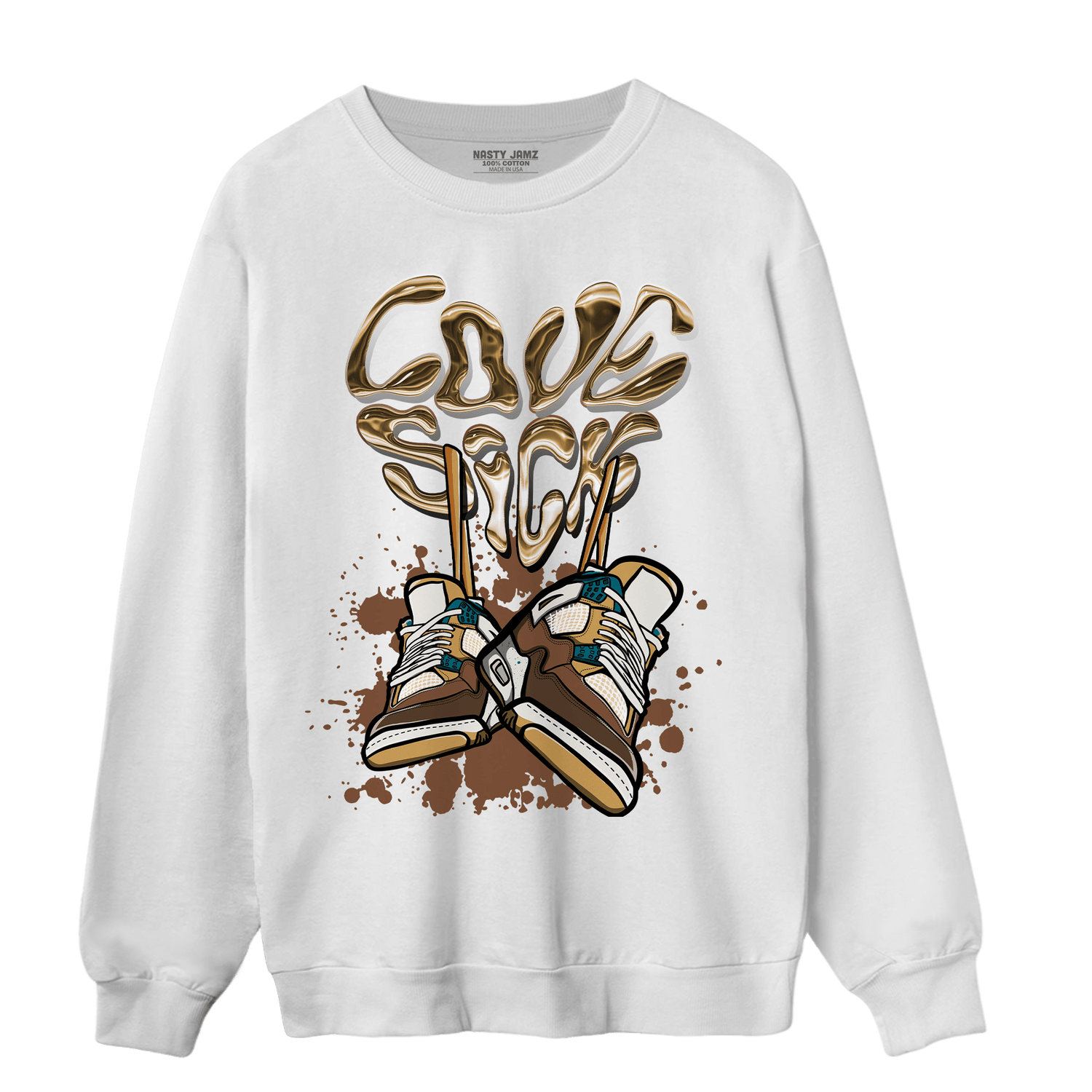 Cacao Wow 4s Sweatshirt Match Sneaker Love Sick - NastyJamz