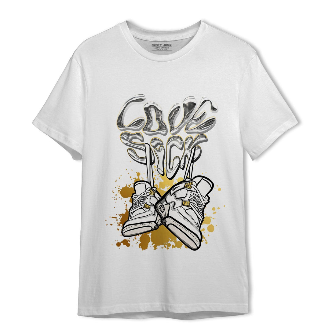Sail 4s T Shirt Match Sneaker Love Sick - NastyJamz
