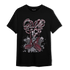 Burgundy 5s T Shirt Match Sneaker Love Sick - NastyJamz