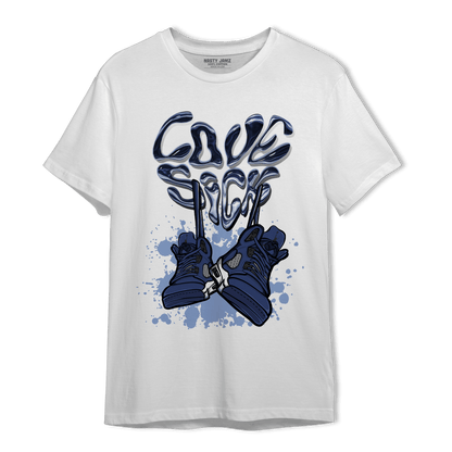 Midnight Navy 5s T Shirt Match Sneaker Love Sick - NastyJamz