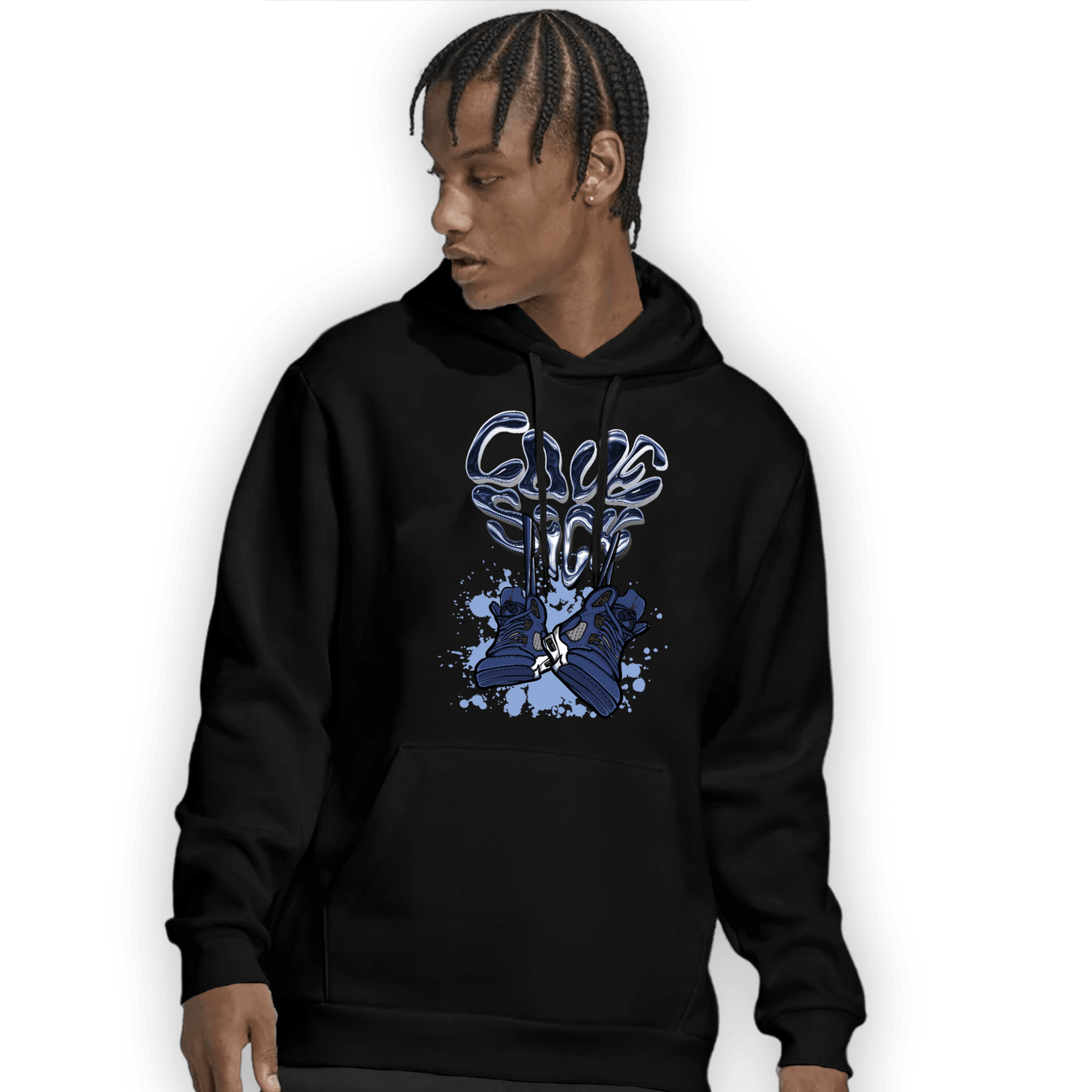 Midnight Navy 5s Hoodie Match Sneaker Love Sick - NastyJamz