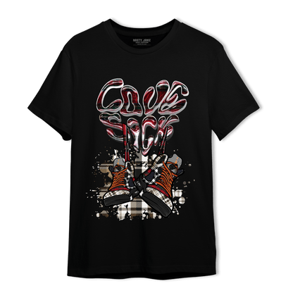 Plaid 5s T Shirt Match Sneaker Love Sick - NastyJamz