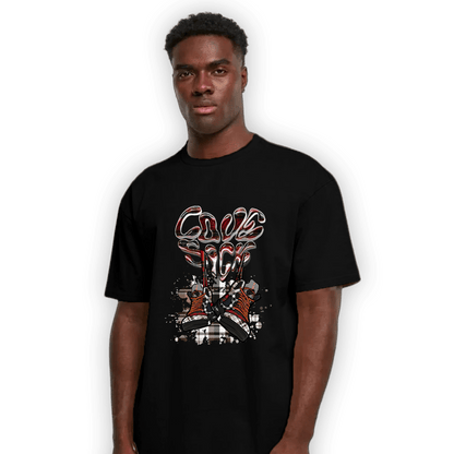 Plaid 5s T Shirt Match Sneaker Love Sick - NastyJamz