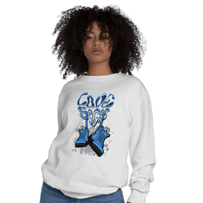 University Blue 5s Sweatshirt Match Sneaker Love Sick - NastyJamz