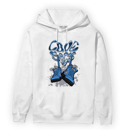 University Blue 5s Hoodie Match Sneaker Love Sick - NastyJamz