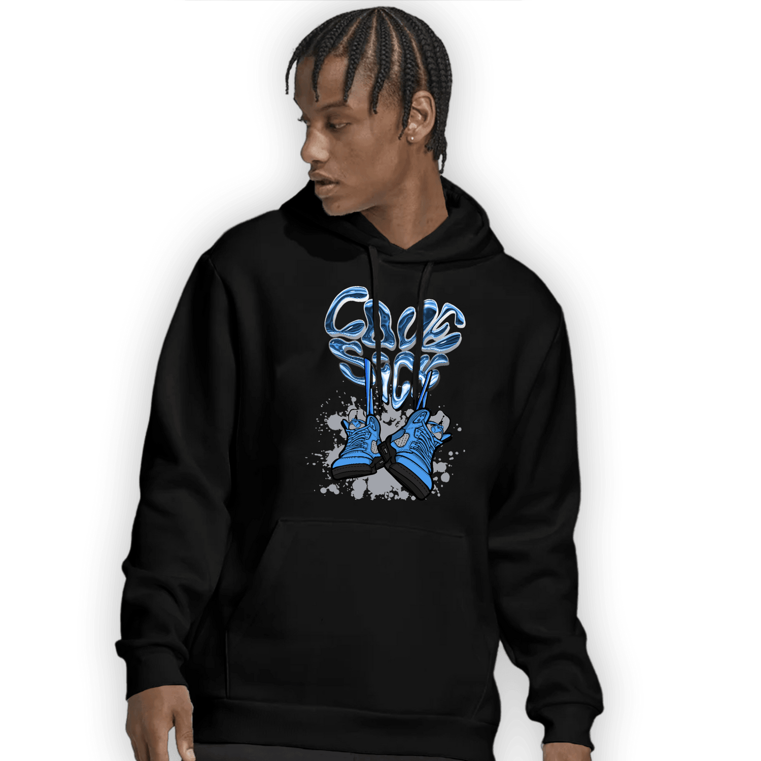 University Blue 5s Hoodie Match Sneaker Love Sick - NastyJamz