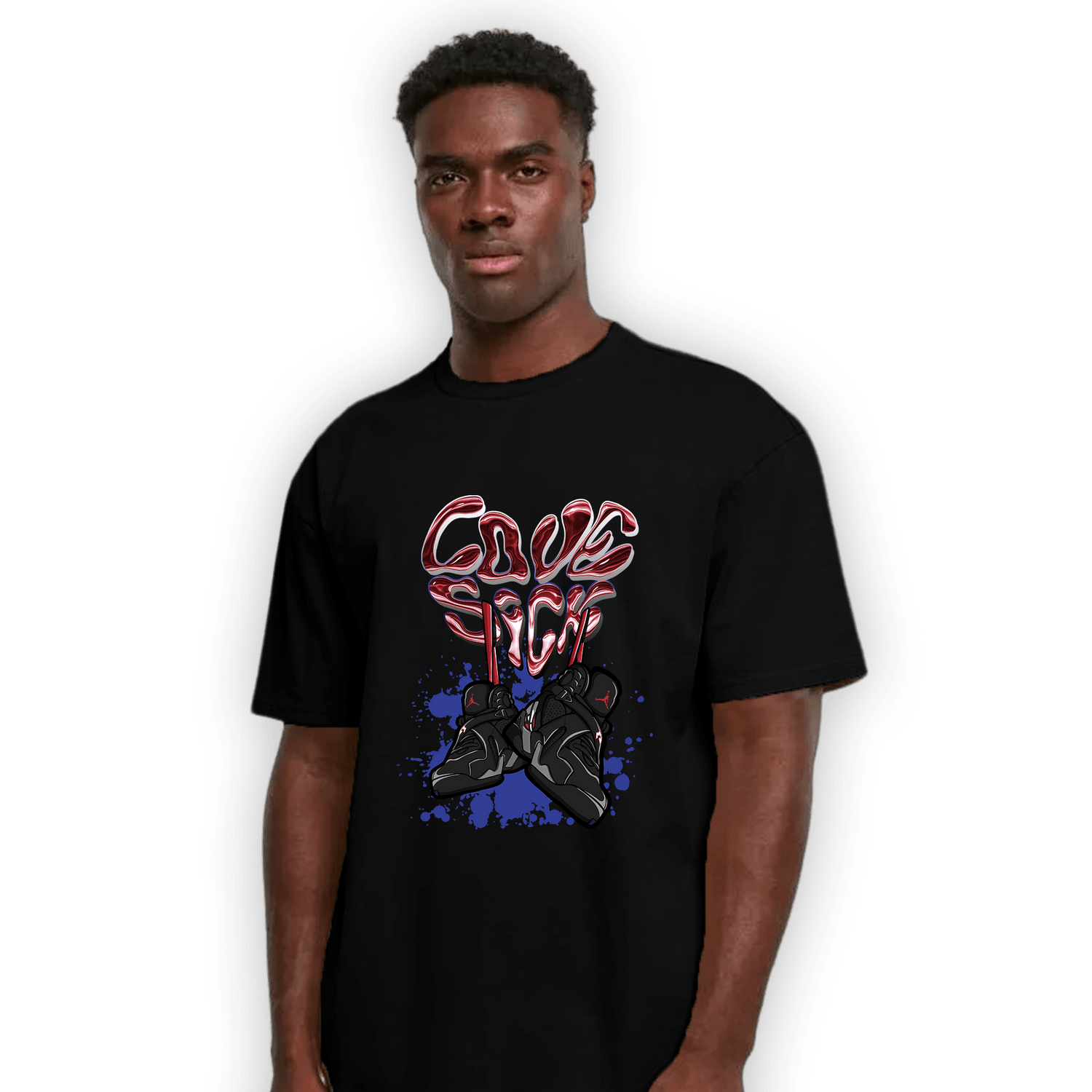Playoffs 8s T Shirt Match Sneaker Love Sick - NastyJamz