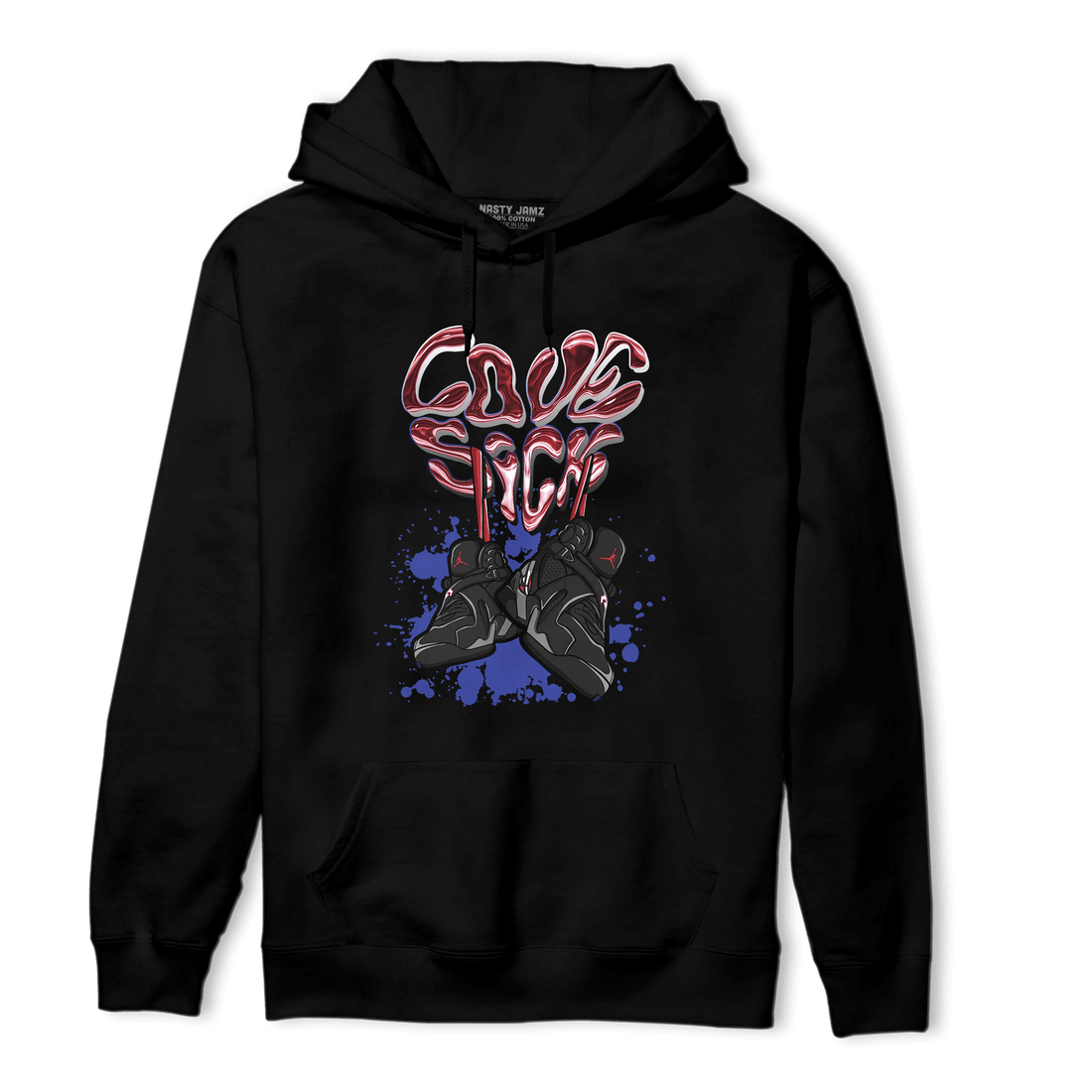 Playoffs 8s Hoodie Match Sneaker Love Sick - NastyJamz