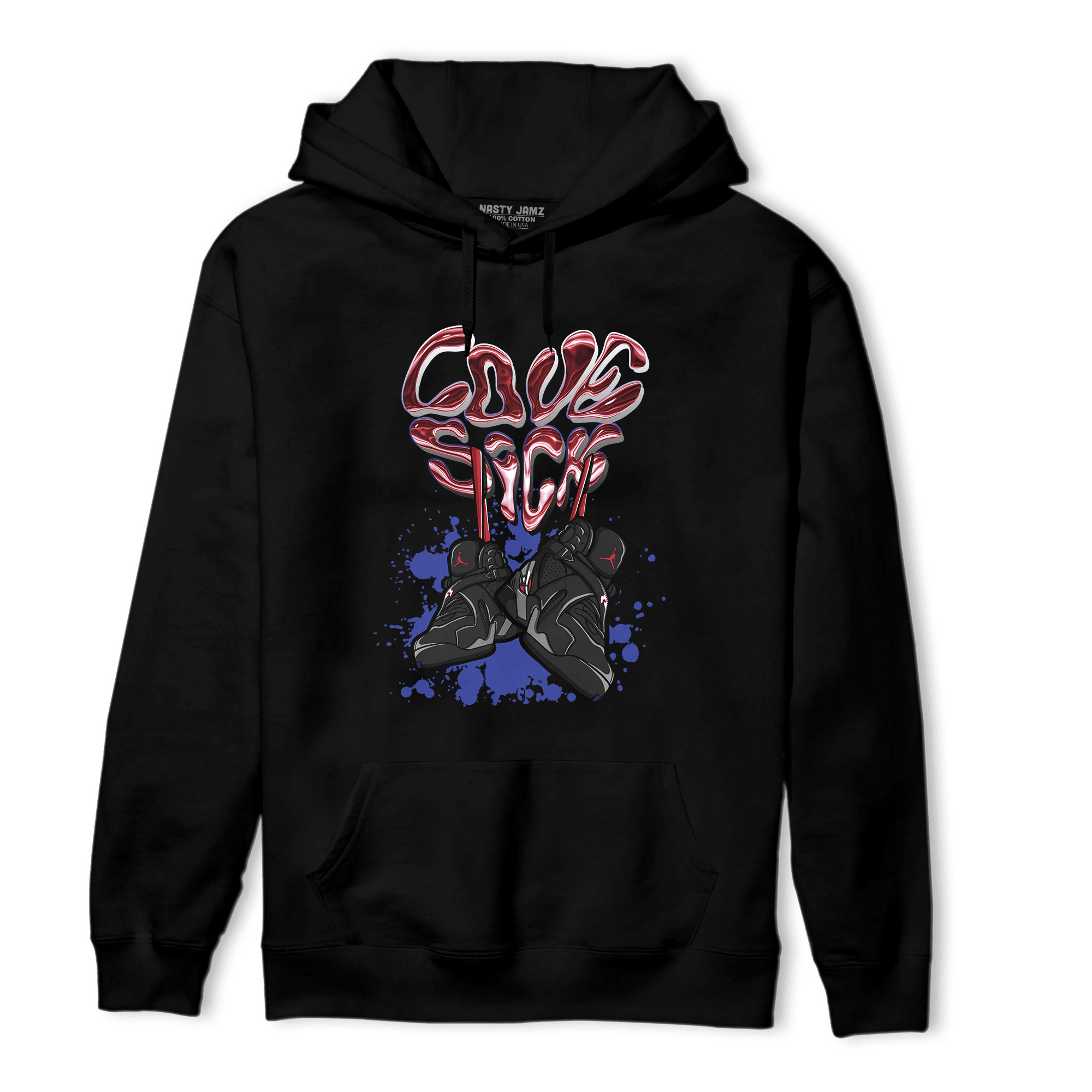 Playoffs 8s Hoodie Match Sneaker Love Sick - NastyJamz