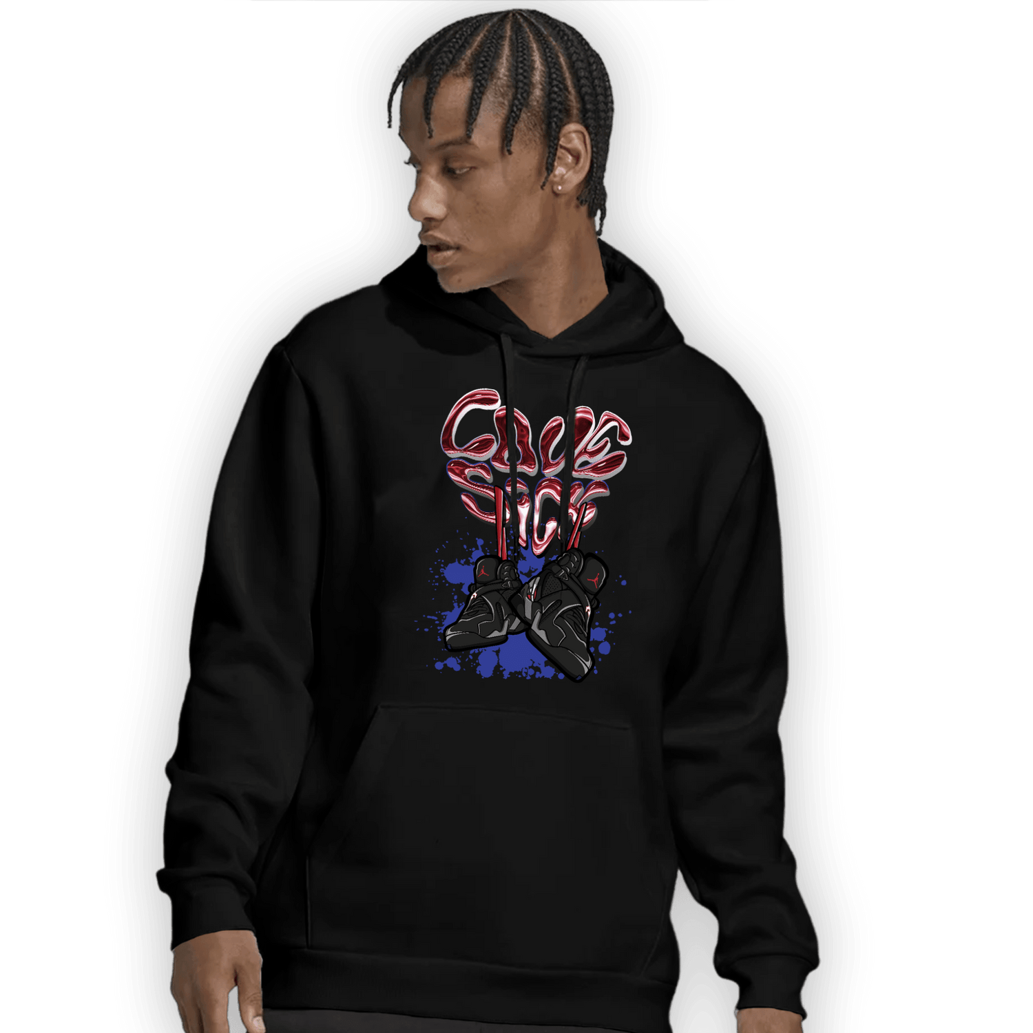 Playoffs 8s Hoodie Match Sneaker Love Sick - NastyJamz