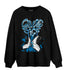 Powder Blue 9s Sweatshirt Match Sneaker Love Sick - NastyJamz