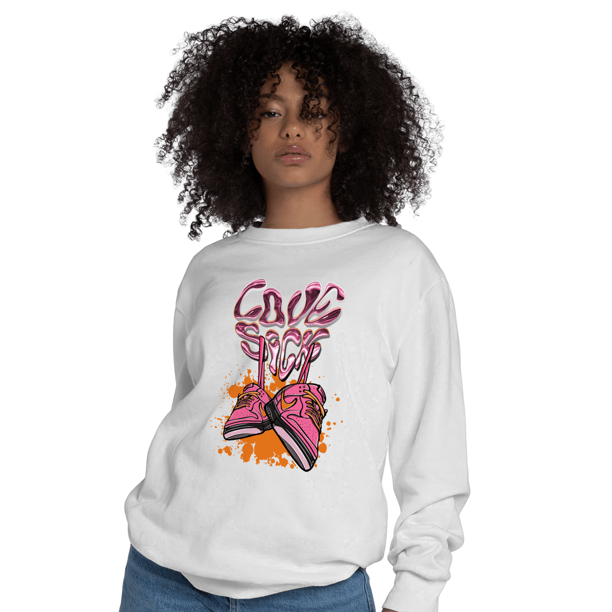 SB Dunk Blossom Sweatshirt Match Sneaker Love Sick - NastyJamz