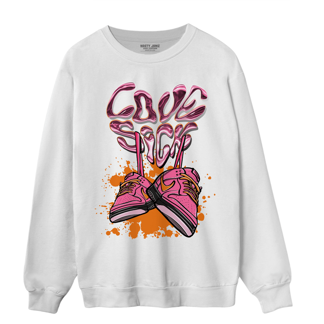 SB Dunk Blossom Sweatshirt Match Sneaker Love Sick - NastyJamz