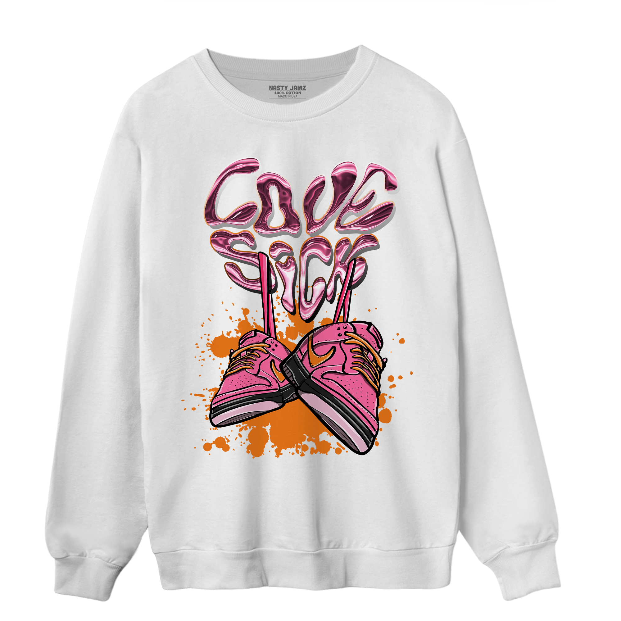 SB Dunk Blossom Sweatshirt Match Sneaker Love Sick - NastyJamz