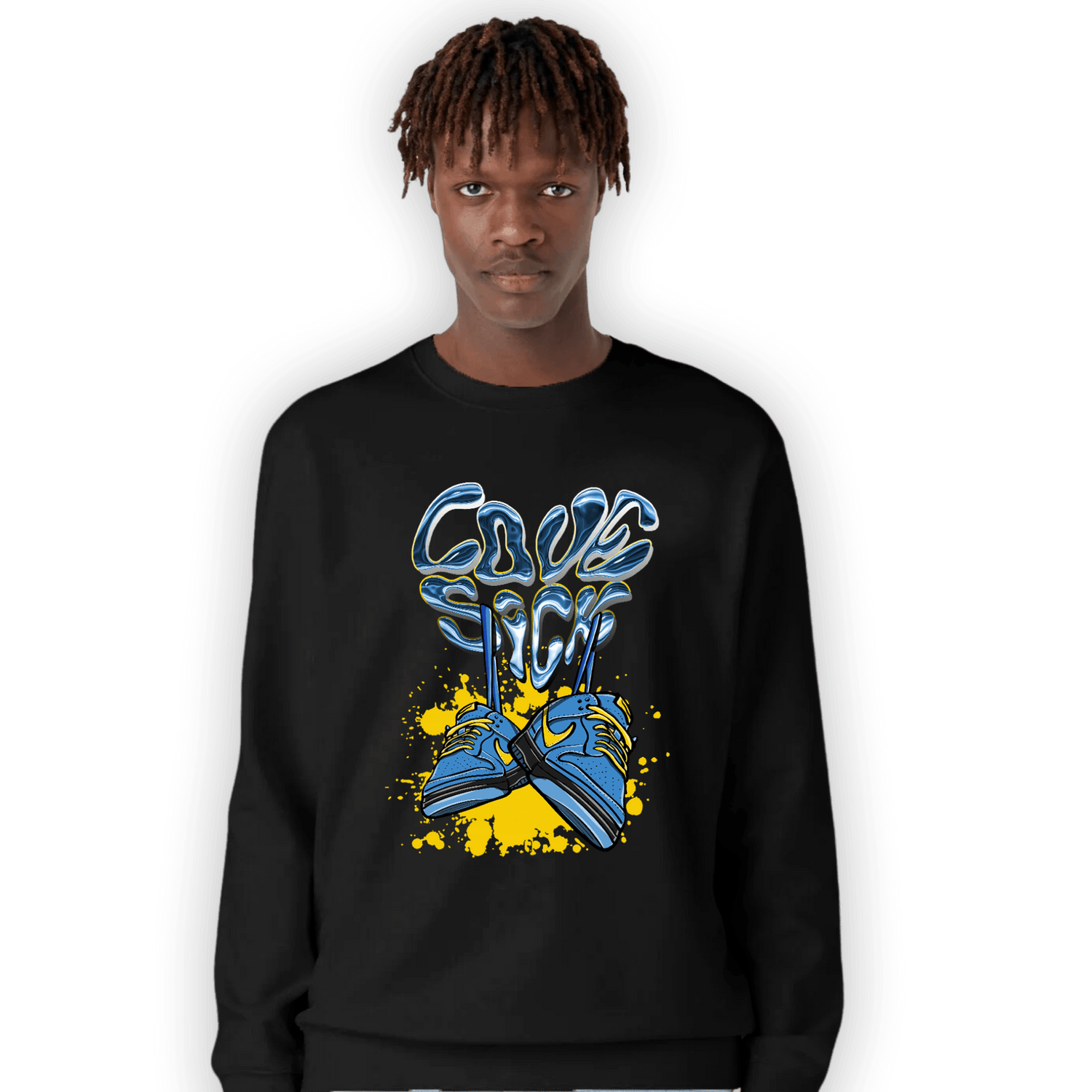 SB Dunk Bubbles Sweatshirt Match Sneaker Love Sick - NastyJamz