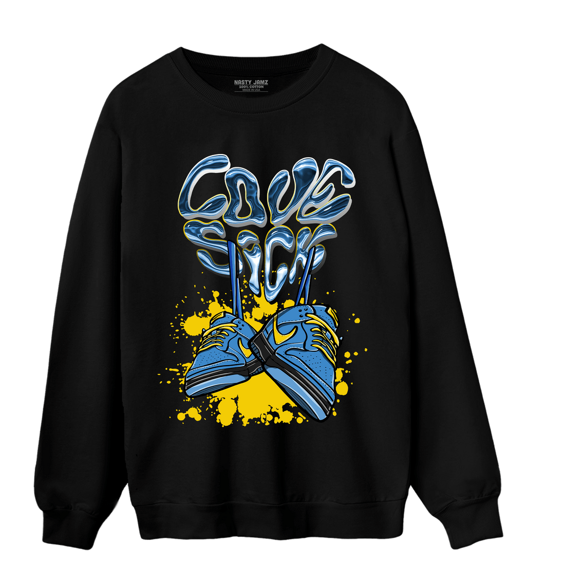 SB Dunk Bubbles Sweatshirt Match Sneaker Love Sick - NastyJamz