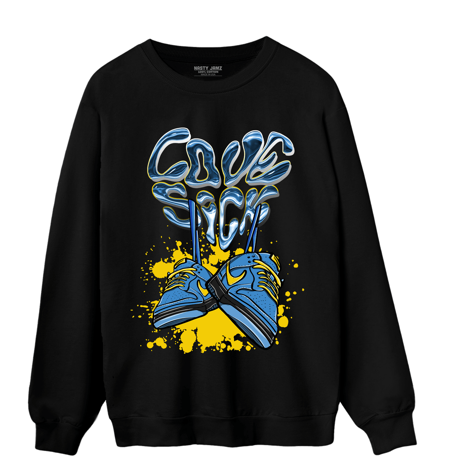 SB Dunk Bubbles Sweatshirt Match Sneaker Love Sick - NastyJamz