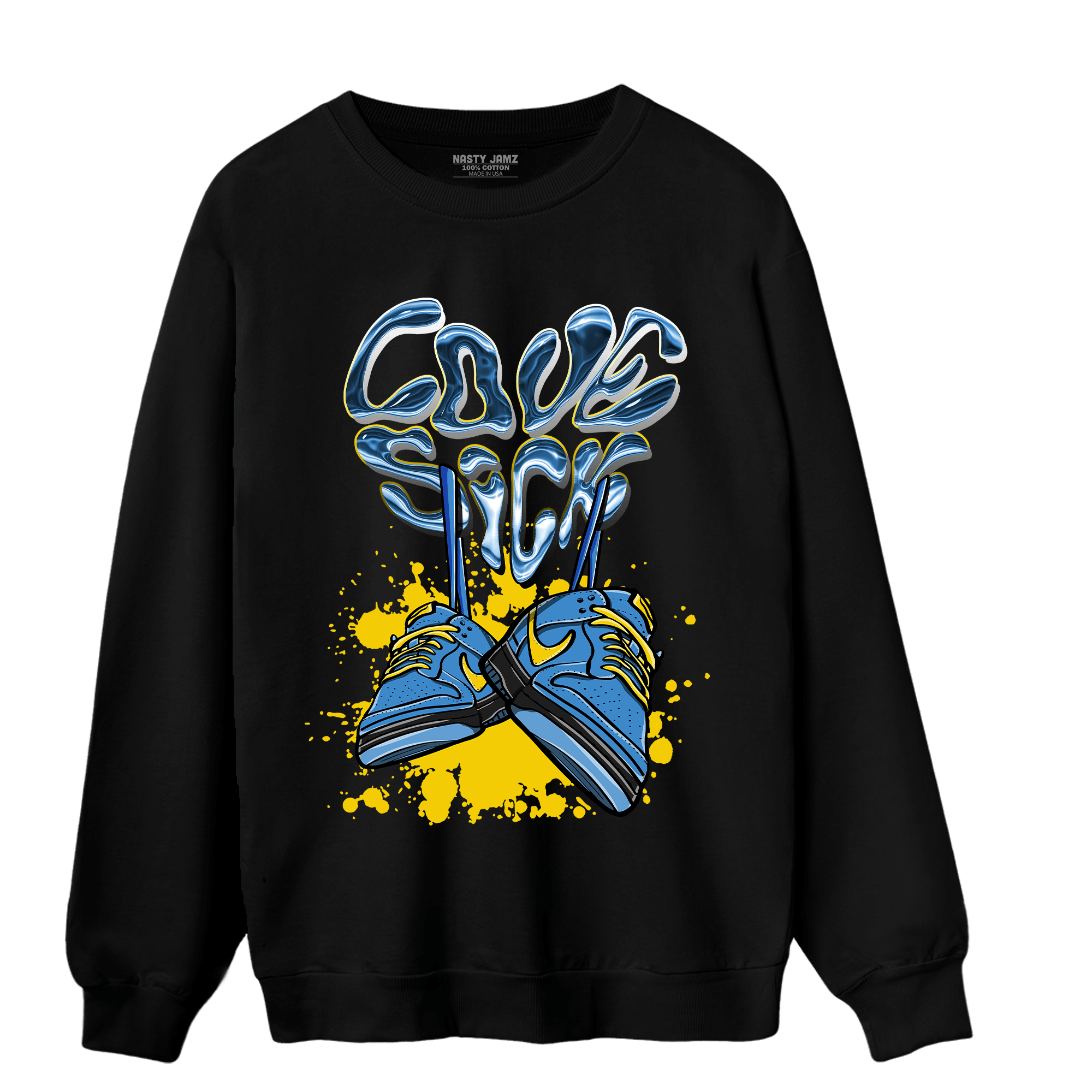 SB Dunk Bubbles Sweatshirt Match Sneaker Love Sick - NastyJamz