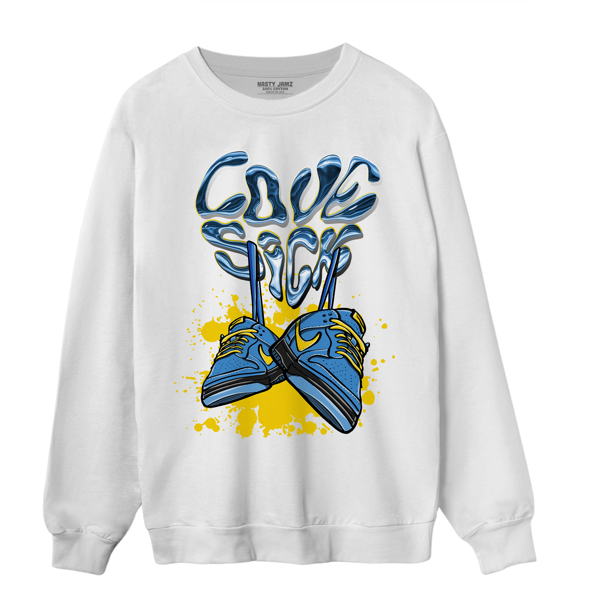 SB Dunk Bubbles Sweatshirt Match Sneaker Love Sick - NastyJamz