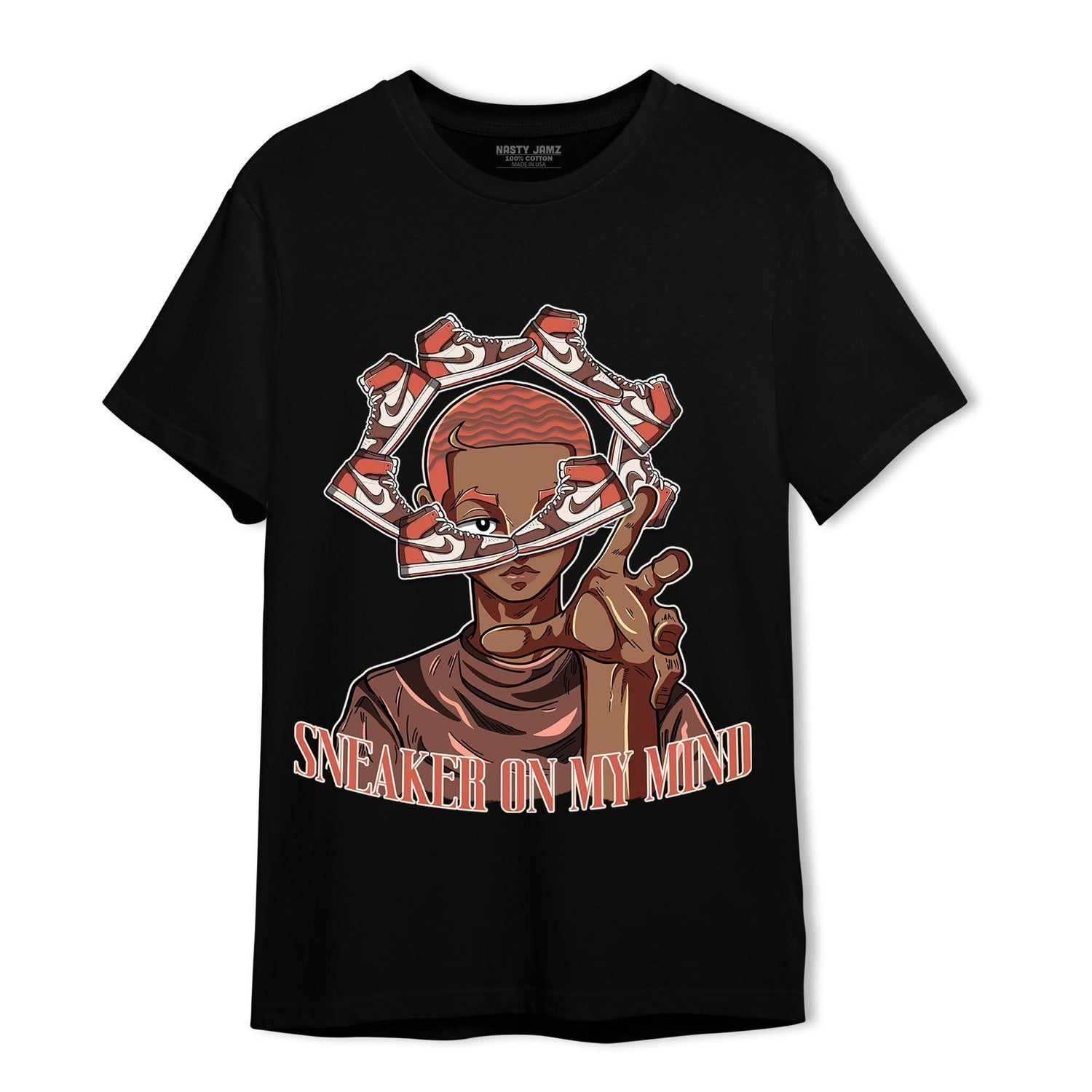 High OG Dusted Clay 1s T Shirt Match Sneaker On My Mind - NastyJamz