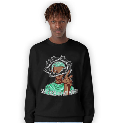 Green Glow 3s Sweatshirt Match Sneaker On My Mind - NastyJamz
