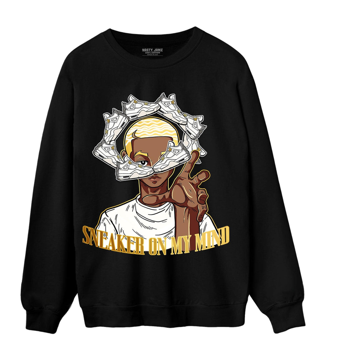 Sail 4s Sweatshirt Match Sneaker On My Mind - NastyJamz