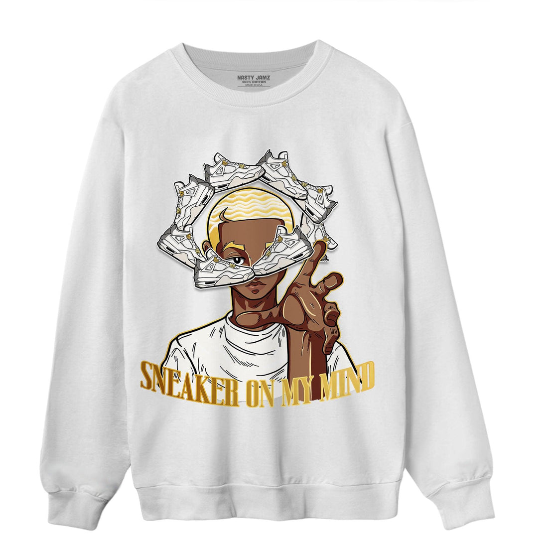 Sail 4s Sweatshirt Match Sneaker On My Mind - NastyJamz