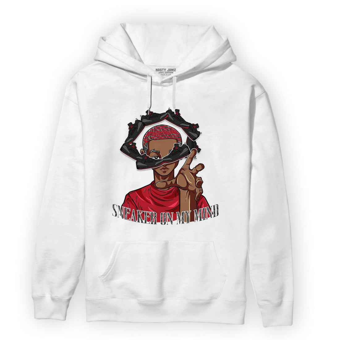 Spizike Low Bred Hoodie Match Sneaker On My Mind - NastyJamz