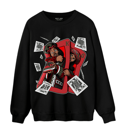 Dunk Low Mystic Red Khaki Sweatshirt Match Sneaker Playing Card - NastyJamz