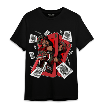 Dunk Low Mystic Red Khaki T Shirt Match Sneaker Playing Card - NastyJamz