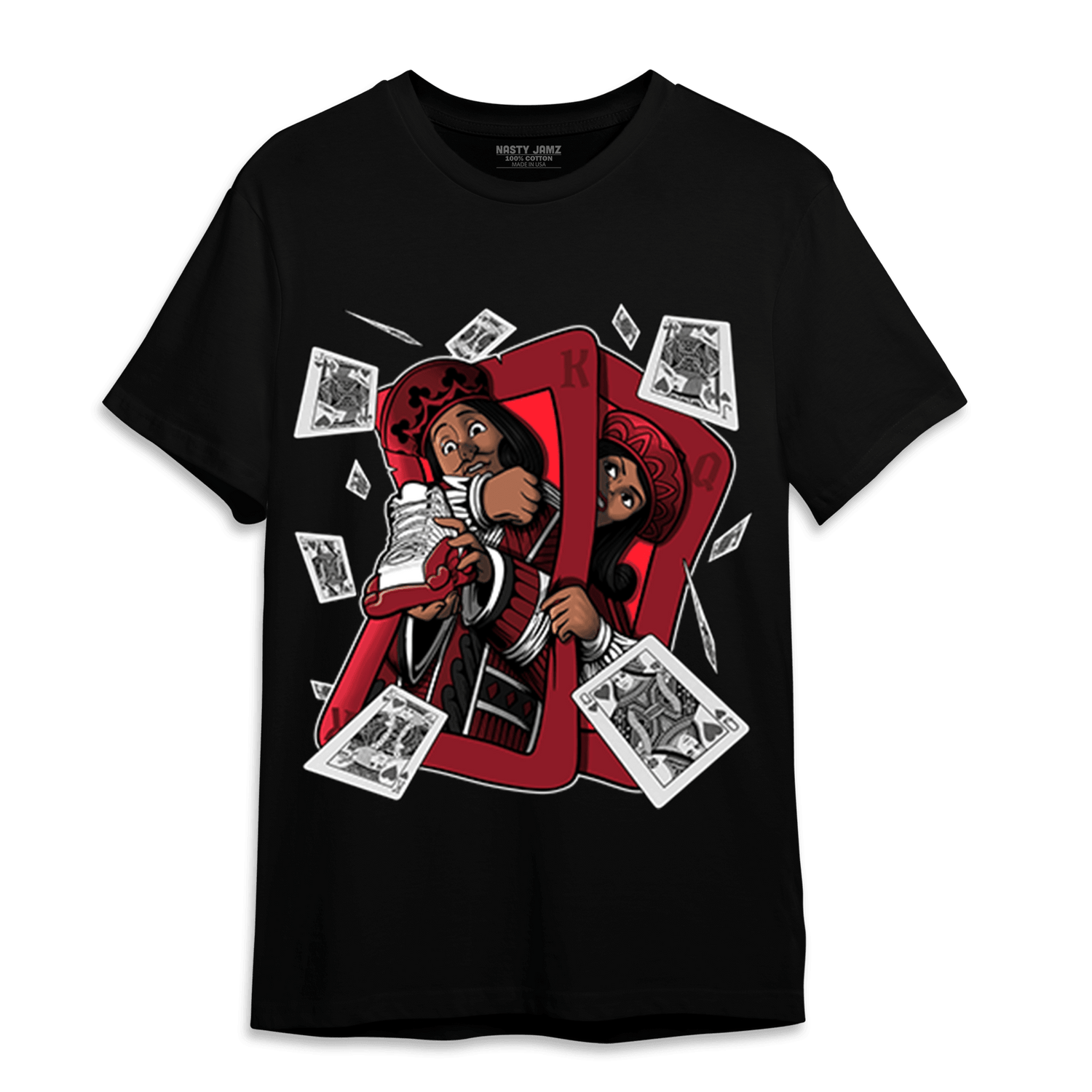 Cherry 12s T Shirt Match Sneaker Playing Card - NastyJamz