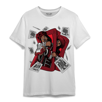 Cherry 12s T Shirt Match Sneaker Playing Card - NastyJamz