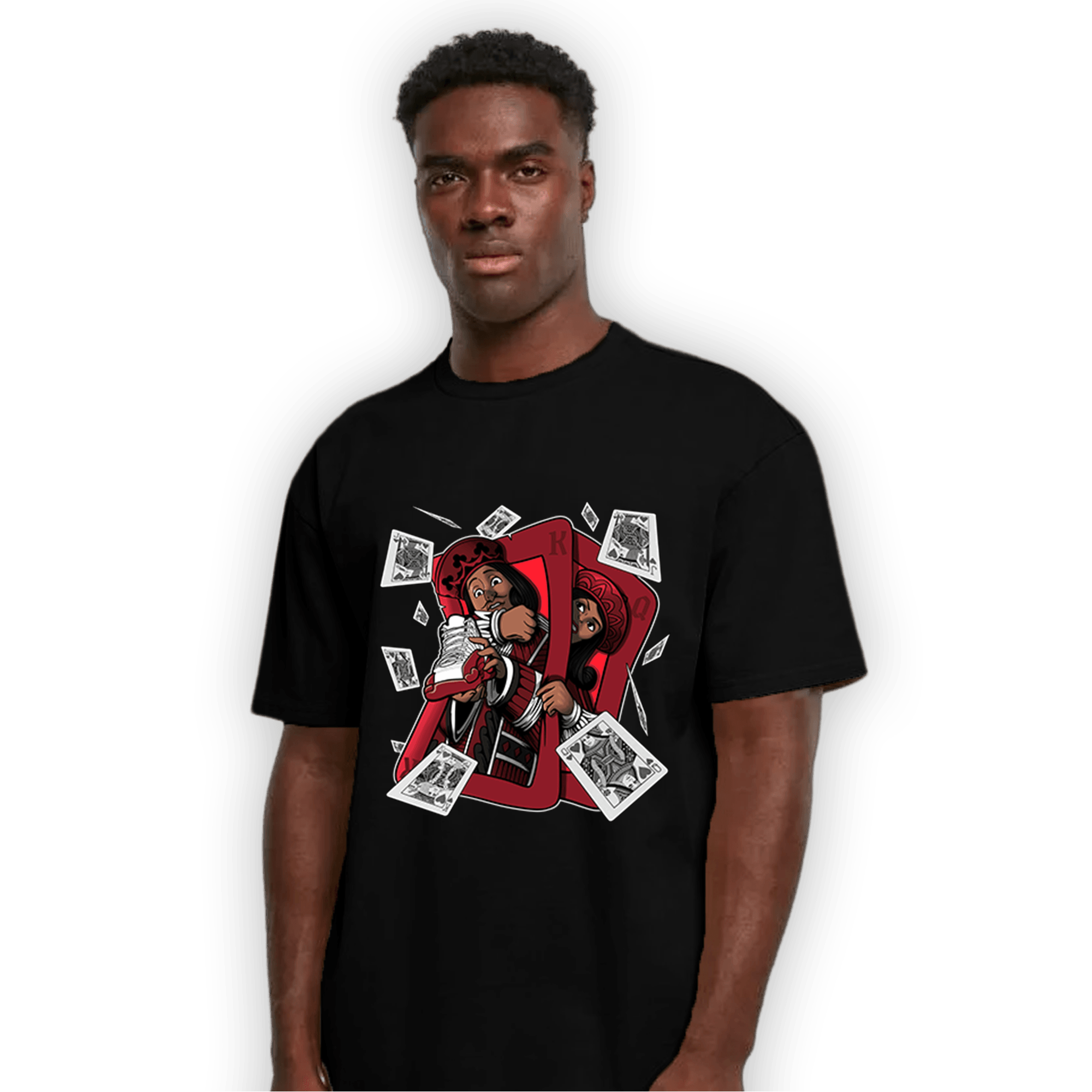 Cherry 12s T Shirt Match Sneaker Playing Card - NastyJamz