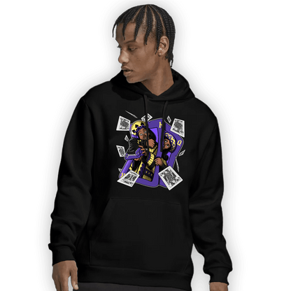 Field Purple 12s Hoodie Match Sneaker Playing Card - NastyJamz