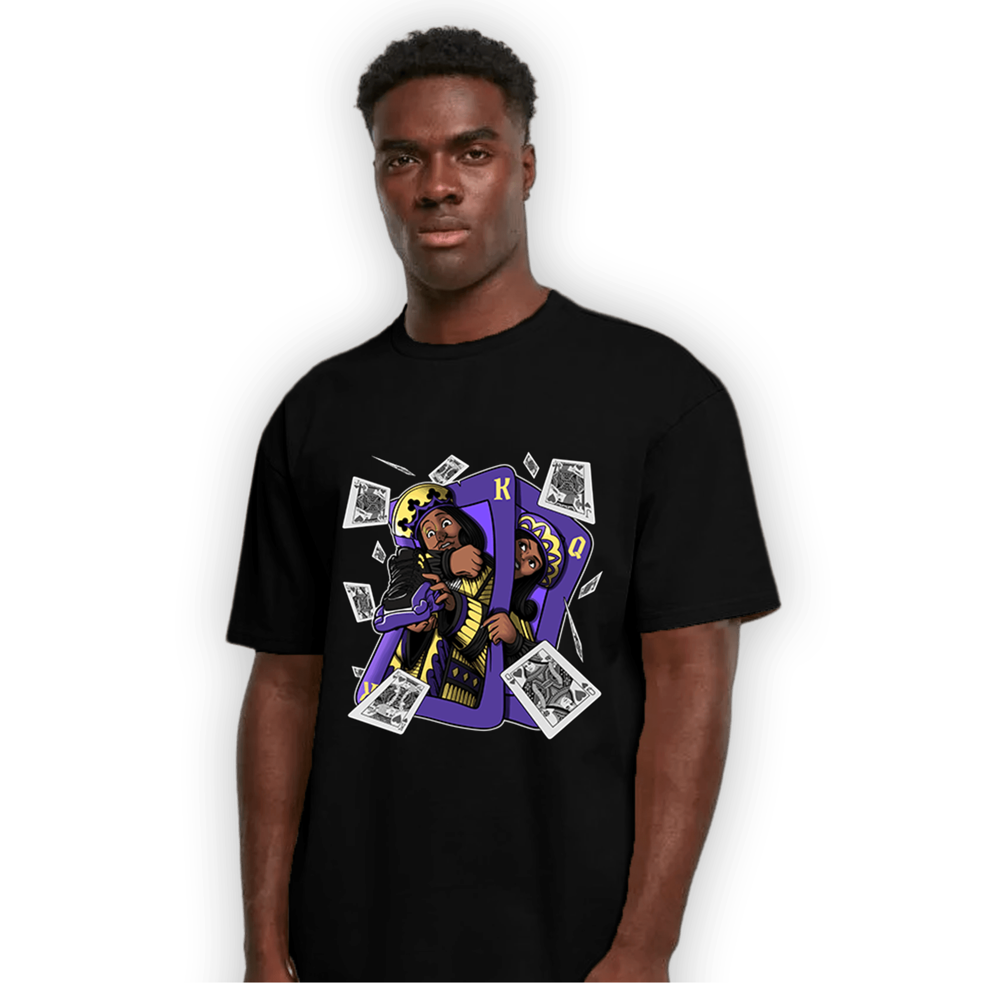 Field Purple 12s T Shirt Match Sneaker Playing Card - NastyJamz