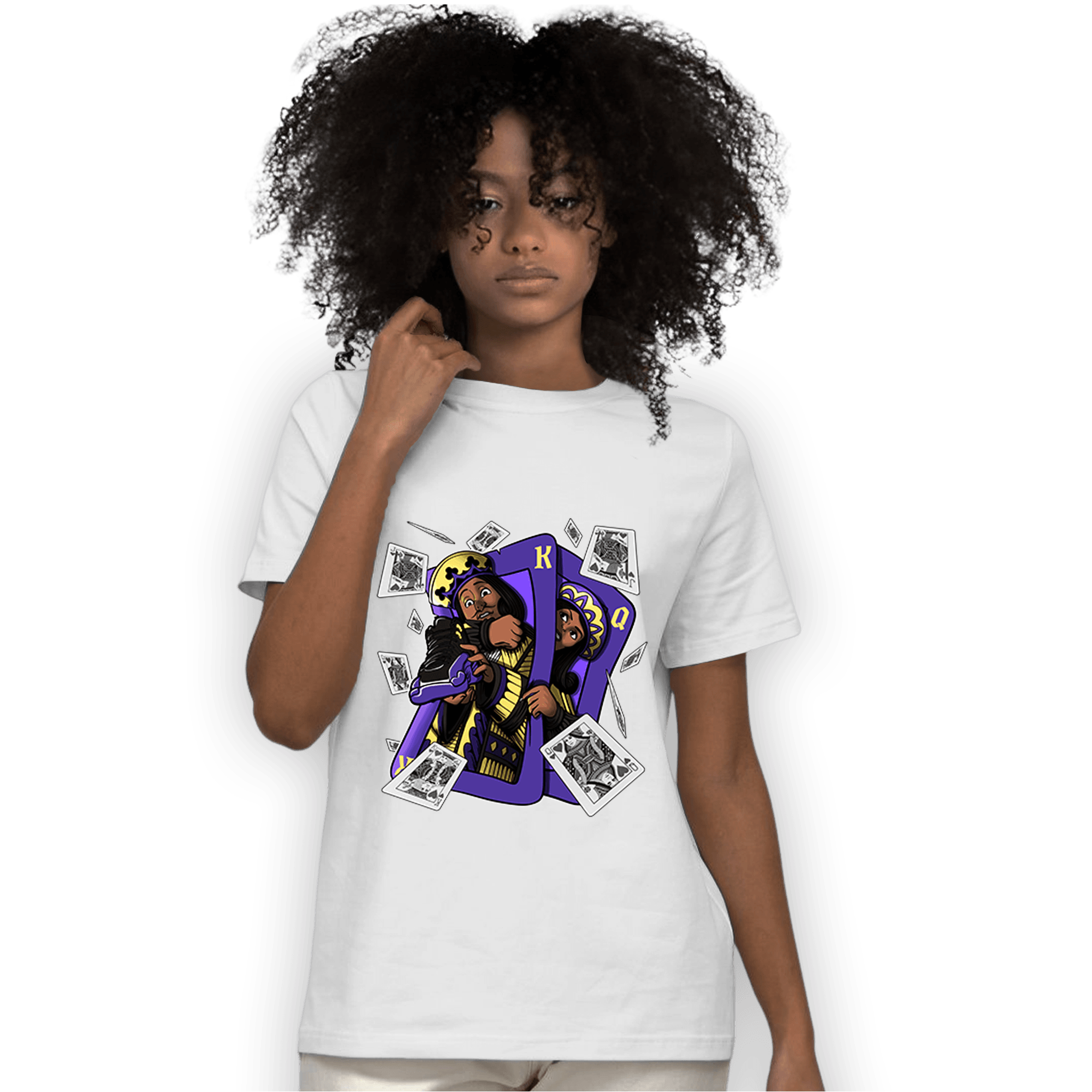 Field Purple 12s T Shirt Match Sneaker Playing Card - NastyJamz
