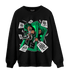 Celtic Lucky Green 1s Sweatshirt Match Sneaker Playing Card - NastyJamz