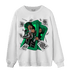 Celtic Lucky Green 1s Sweatshirt Match Sneaker Playing Card - NastyJamz