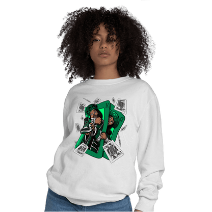 Celtic Lucky Green 1s Sweatshirt Match Sneaker Playing Card - NastyJamz