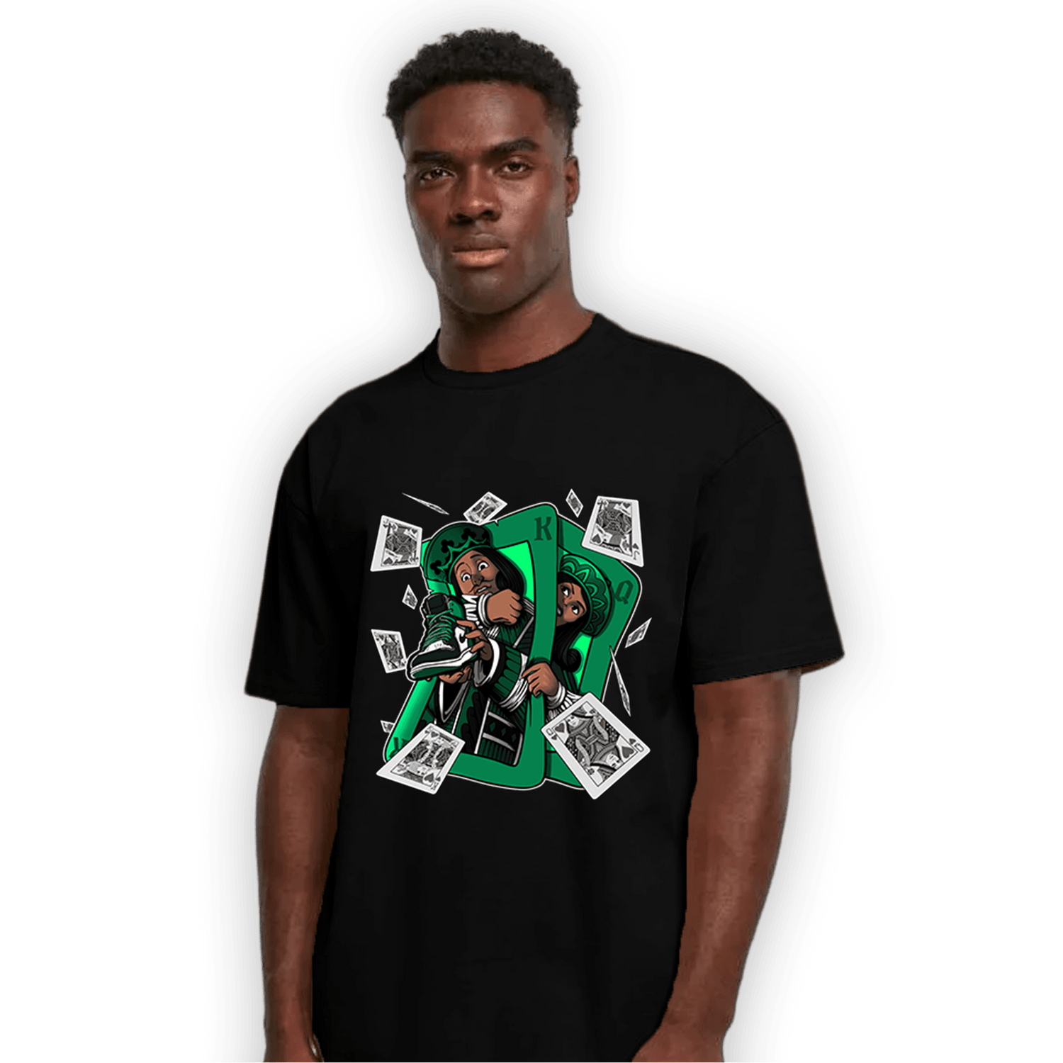 Celtic Lucky Green 1s T Shirt Match Sneaker Playing Card - NastyJamz