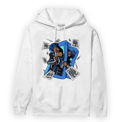 University Blue Toe 1s Hoodie Match Sneaker Playing Card - NastyJamz