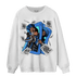 University Blue Toe 1s Sweatshirt Match Sneaker Playing Card - NastyJamz
