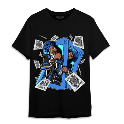 University Blue Toe 1s T Shirt Match Sneaker Playing Card - NastyJamz