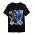 University Blue Toe 1s T Shirt Match Sneaker Playing Card - NastyJamz