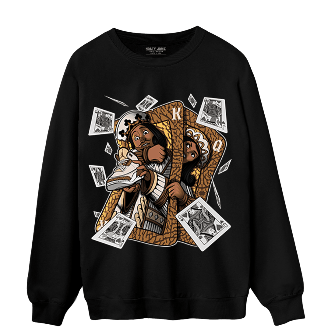 Palomino 3s Sweatshirt Match Sneaker Playing Card - NastyJamz