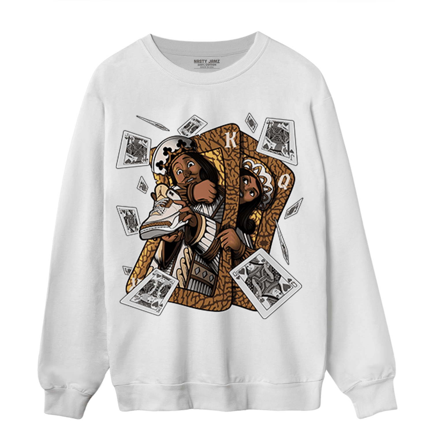 Palomino 3s Sweatshirt Match Sneaker Playing Card - NastyJamz