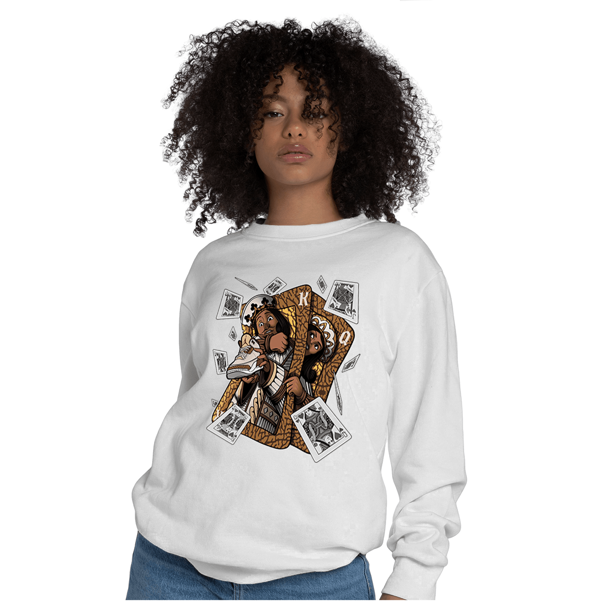 Palomino 3s Sweatshirt Match Sneaker Playing Card - NastyJamz