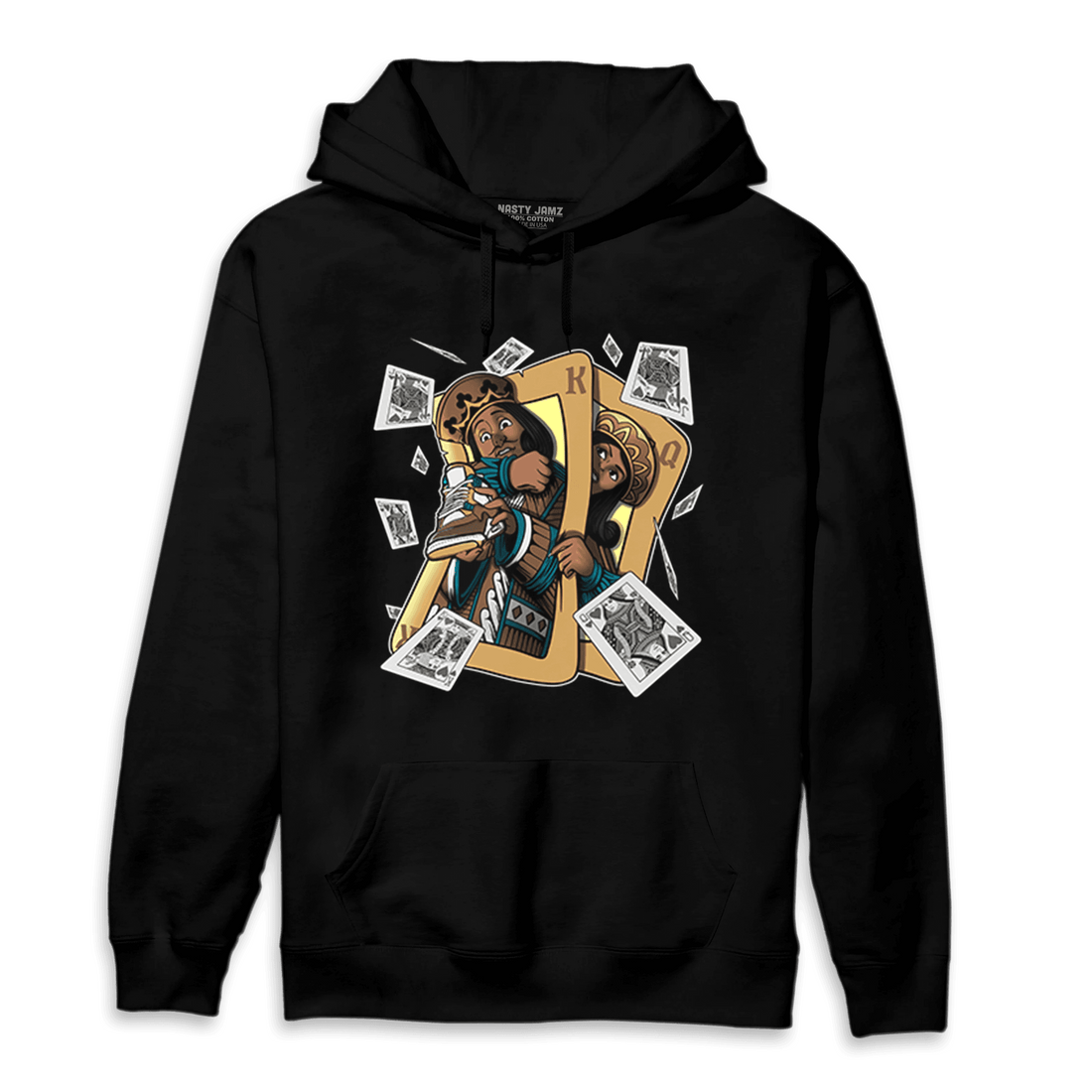 Cacao Wow 4s Hoodie Match Sneaker Playing Card - NastyJamz