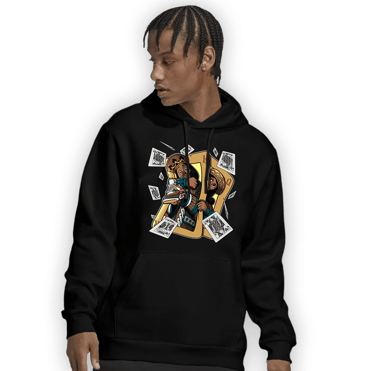 Cacao Wow 4s Hoodie Match Sneaker Playing Card - NastyJamz